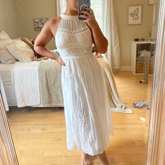 ASOS | White Detailed Maxi Dress - Picture 1 of 9